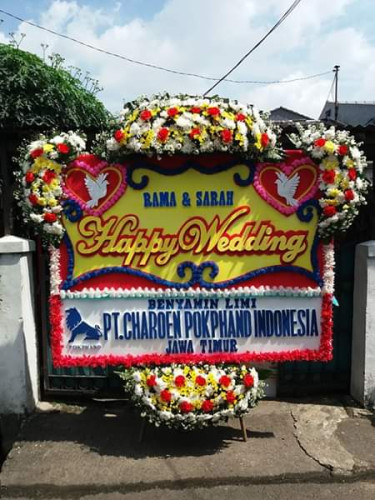 Karangan Bunga Pernikahan  di Tulangbawang